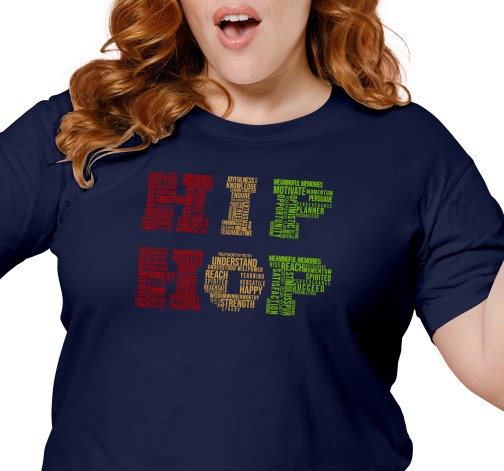 Dámské tričko s potiskem “Hip Hop”