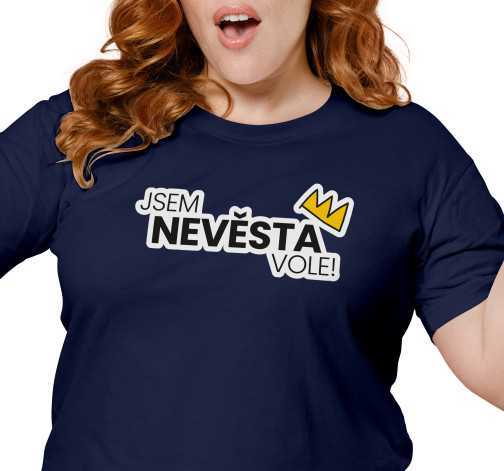 Dámské tričko s potiskem “Jsem nevěsta
