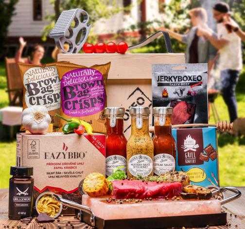 Dárková Bedna s páčidlem pro muže Barbecue XXL