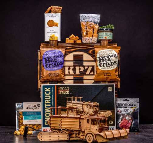 Dárková KPZ s 3D modelem sněžného pluhu