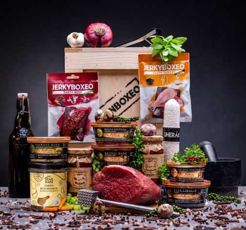 Dárková bedna pro muže s páčidlem pro masožravce XXL box (Dárkový koš)