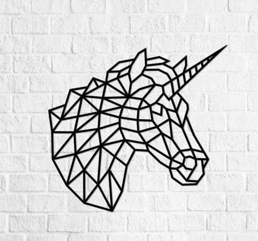 Designové puzzle Jednorožec