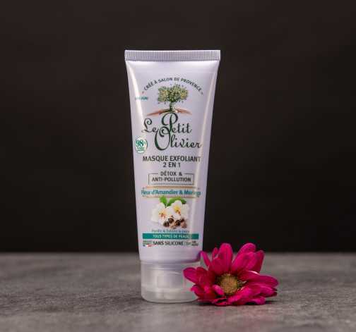 Exfoliační maska a Peeling 2v1 - Mandlový květ a Moringa