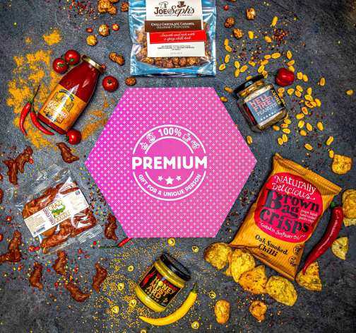 Giftboxeo plné chilli specialit - Fialové