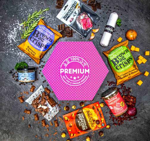 Giftboxeo plné delikates - Fialové