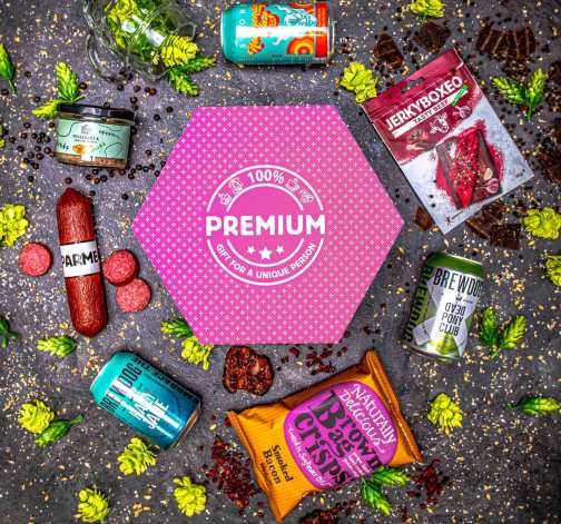 Giftboxeo s pivem a masem - Fialové