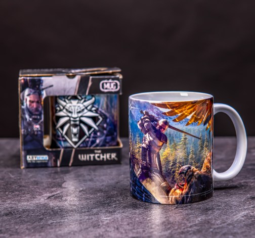 Hrnek Witcher – Geralt vs. gryf