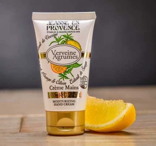 Hydratační krém na ruce Jeanne en Provence s extraktem z verbeny a citronu 75 ml