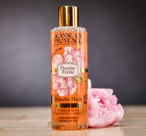 Jeanne En Provence - Hydratační sprchový olej s vůní pivoněk 250ml