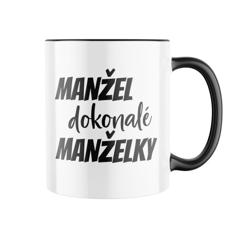 Keramický hrnek s potiskem Manžel dokonalé ženy