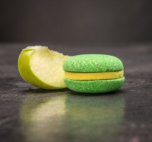Koupelová makronka s vůní jablečného cideru