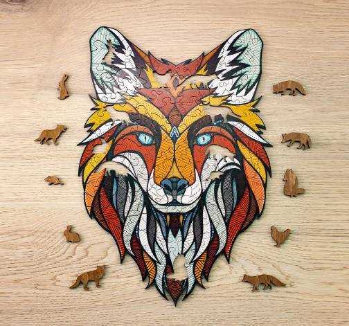Kreativní magické puzzle – Liška