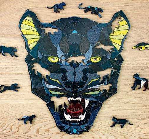 Kreativní magické puzzle – Panter