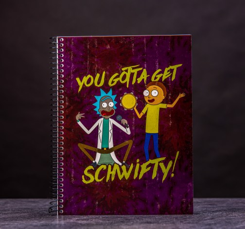 Kroužkový zápisník A5 Rick and Morty – Get Schwifty