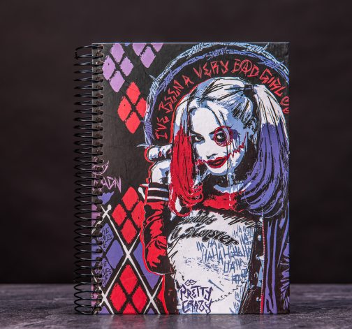 Kroužkový zápisník A5 – Harley Quinn Crazy