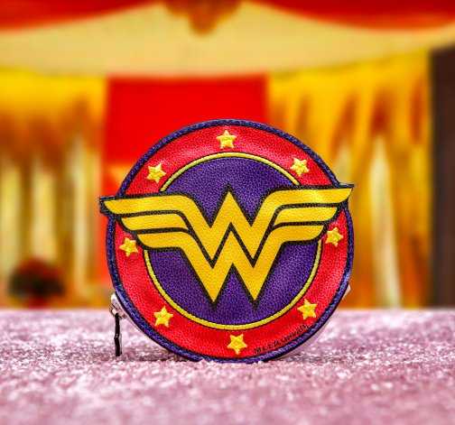 Kulatá peněženka s motivem Wonder Woman
