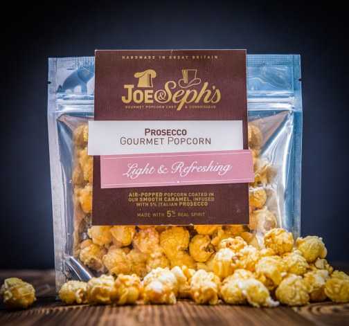 Luxusní svěží popcorn Joe & Seph's s příchutí prosecca 32 g