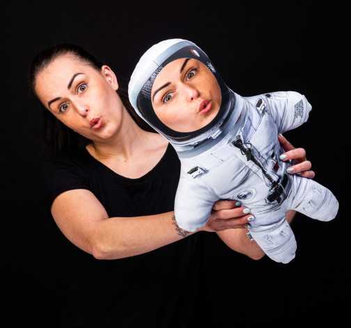 MiniKlon Astronautka ve skafandru