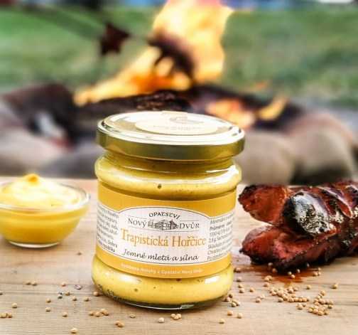 Moutarde Trappiste – trapistická hořčice 190 g