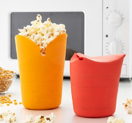 Nádoby na popcorn s vnitřním dávkovačem