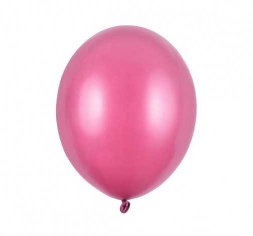Nafukovací metalické balónky z latexu - růžové tmavší 100 ks100 ks