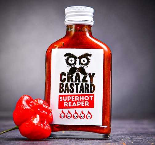 Nejpálivější omáčka Crazy Bastard Superhot Reaper 100 ml