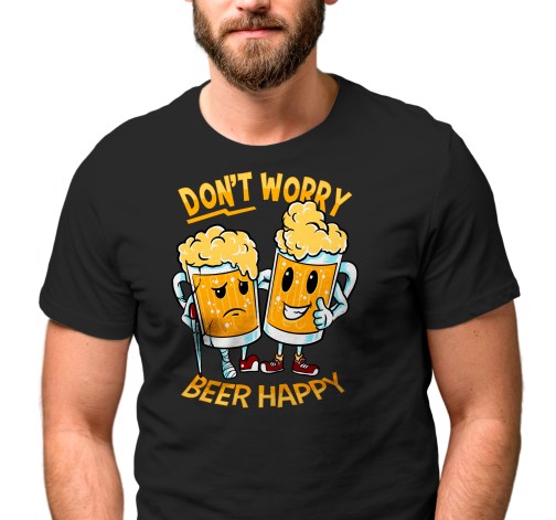 Pánské tričko s potiskem “Don’t Worry