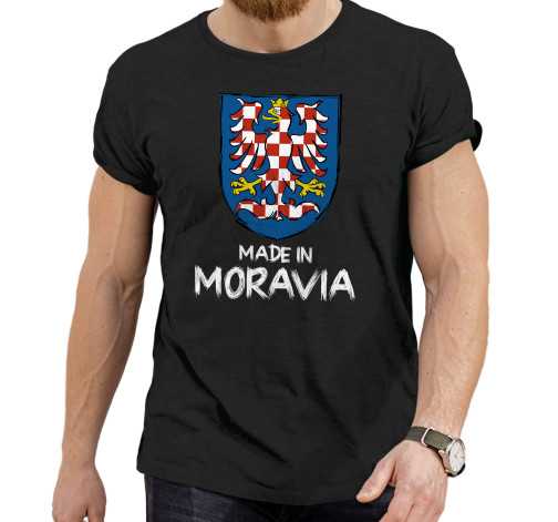 Pánské tričko s potiskem “Made in Moravia”