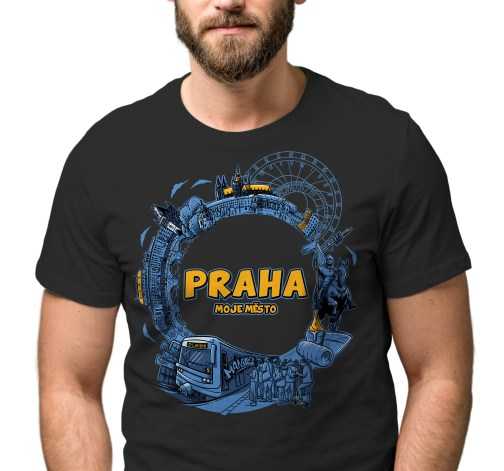 Pánské tričko s potiskem “PRAHA”