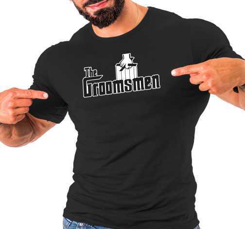 Pánské tričko s potiskem “The Groomsmen”