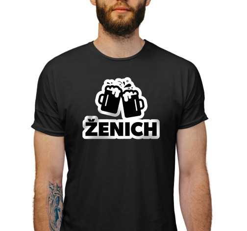 Pánské tričko s potiskem “Ženich s půllitry”