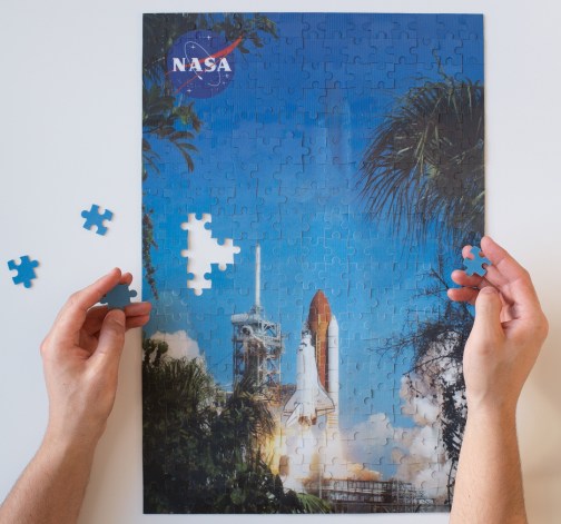 Proměnlivé 3D puzzle NASA