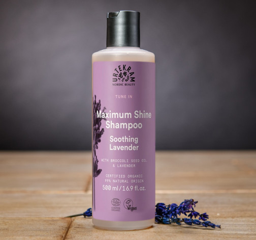 Revitalizující BIO šampón pro maximální lesk s levandulí Urtekram 250 ml