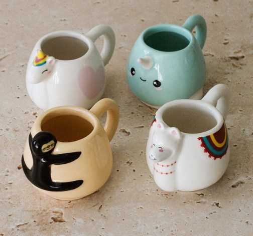 Roztomilý mini set šálků na espresso