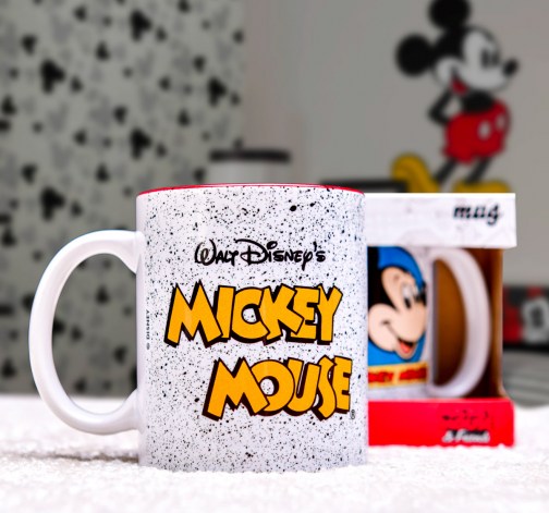 STOR Keramický hrnek Mickey Mouse / hrneček Mickey Mouse Color Flow 325 ml