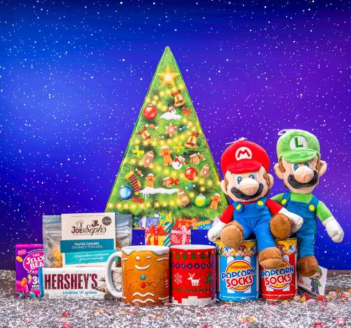 Vánoční stromeček s postavičkou Super MARIO