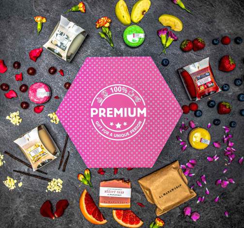 Wellness Giftboxeo - Fialové