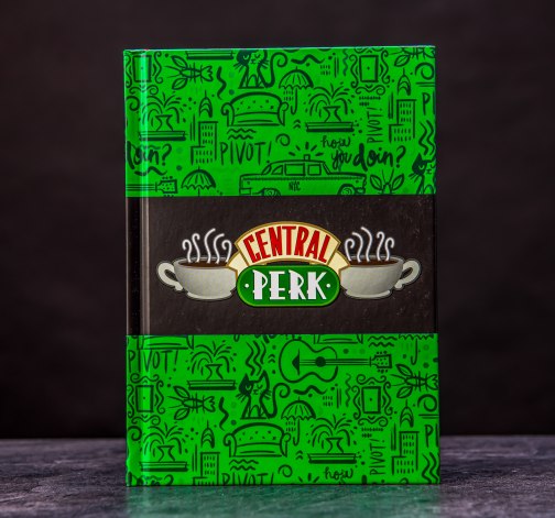 Zelený zápisník A5 – Friends Central Perk
