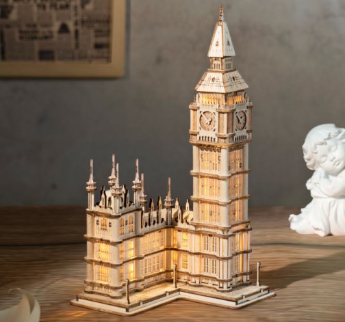 3D stavebnice Big Ben - svítící