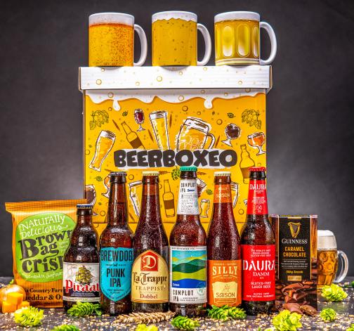 Beerboxeo plné pivních speciálů EXCLUSIVE s pivním Hrnkem