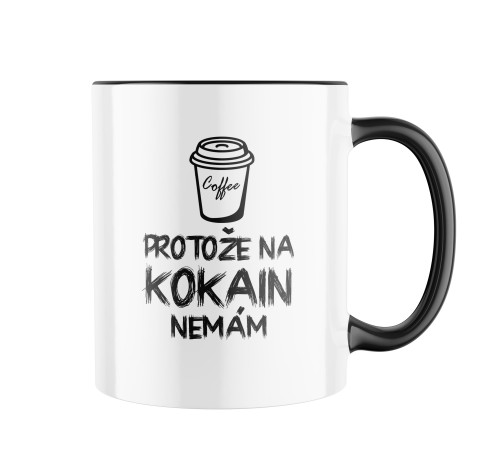 Keramický hrnek s potiskem Piju kafe