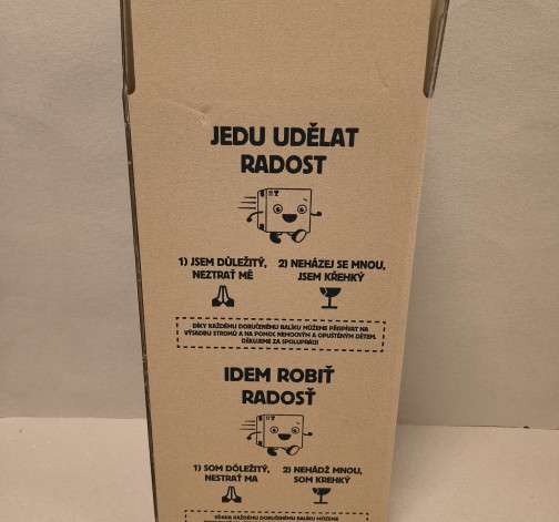 100 x Přepravní krabice 5VVL - 250 x 240 x 495 mm