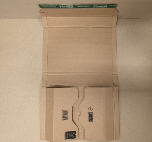 100 x Přepravní krabice na knihy 3VVL - 328 x 255 x 60 mm