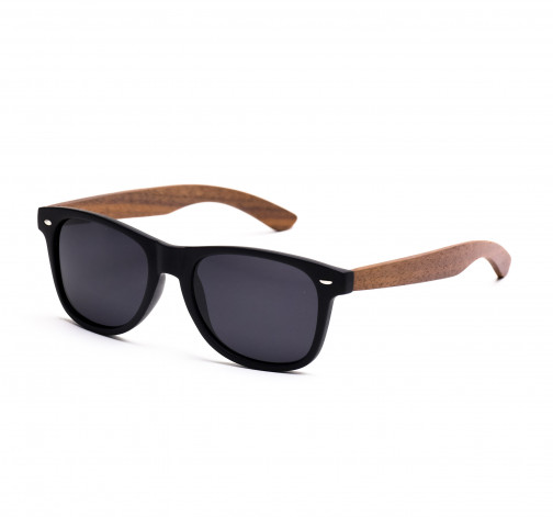 Dřevěné sluneční brýle Classic - černé