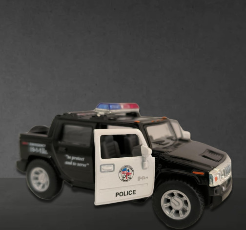 Kovový model policejního auta Hummer H2 SUT