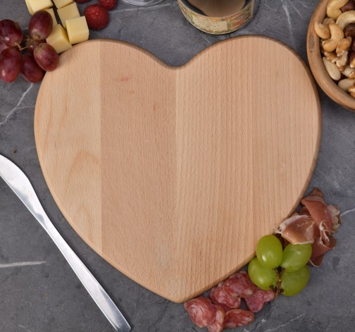 Kuchyňské prkénko dřevěné - srdce