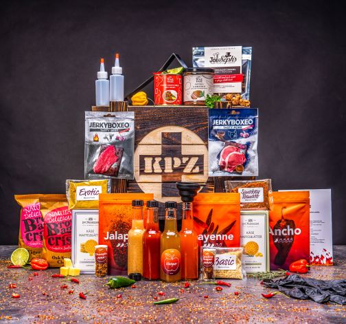 Bedna KPZ s DIY setem na výrobu vlastní chilli omáčky