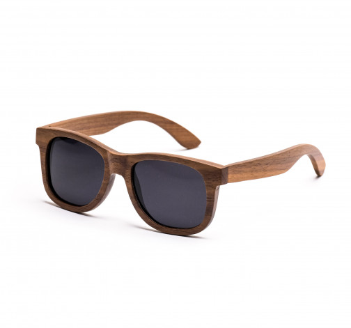 Dřevěné sluneční brýle Wood – černé