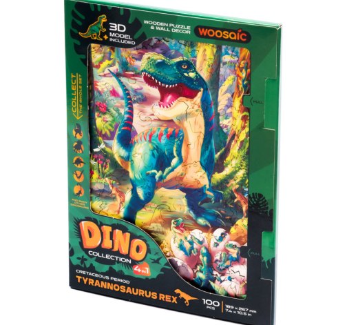 Magické kreativní puzzle - Tyranosaurus a mláďata