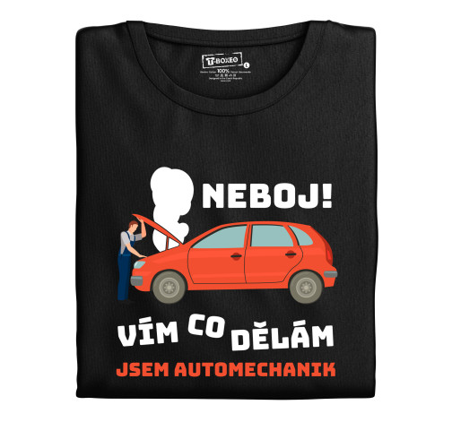 Pánské tričko s potiskem “Neboj